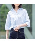 【その他のブランド/Other】のスキッパーシャツブラウス サックス|ID: prp329100004650734 ipo3291000000033600491
