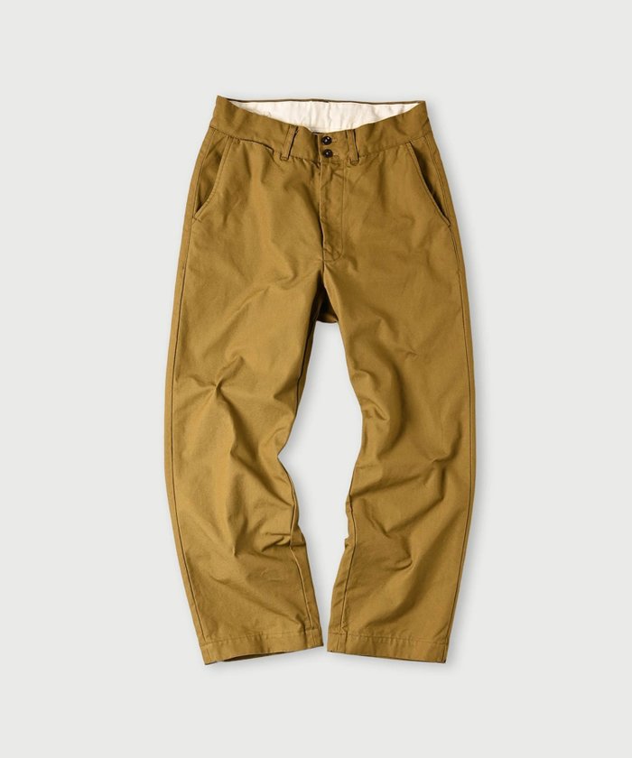 【フォーティファイブ アール/45R】のダックの908ニームパンツ インテリア・キッズ・メンズ・レディースファッション・服の通販 founy(ファニー) https://founy.com/ ファッション Fashion レディースファッション Fashion for Women パンツ Pants & Trousers テーパード Tapered, Tapered Pants デニム Denim, Jeans Material フランス France, French ヨーク Yoke, Yoke Design |ID: prp329100004650740 ipo3291000000033600604
