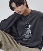 【フリークスストア/FREAK'S STORE】の別注 Mickey Mouse 裏起毛スウェット 24AW チャコールグレー|ID: prp329100004650747 ipo3291000000033600654
