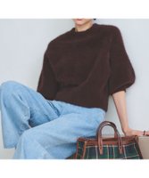 【ユナイテッドアローズ/UNITED ARROWS】のフォックスカシミヤ パフ ハーフスリーブ ニット 人気、トレンドファッション・服の通販 founy(ファニー) ファッション Fashion レディースファッション Fashion for Women トップス・カットソー Cut & Sew Tops ニット Knit Tops & Sweaters インナー Innerwear エレガント 上品 Elegant カーディガン Cardigan, Knitwear 軽量 Lightweight, Ultra Light ショート Short, Short Length スパンコール Sequins, Sequin Embellishment スリーブ Sleeve, Long Sleeve / Short Sleeve ハーフ Half, Half-Length バランス Balance, Style Balance フォックス Fox, Fox Fur ベスト Vest, Waistcoat |ID:prp329100004650782
