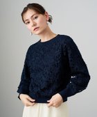 【アナイ/ANAYI】のフイユレース プルオーバー navy|ID: prp329100004650794 ipo3291000000033601046
