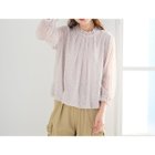 【ローズティアラ/Rose Tiara】のドットジャカードバルーンヘムブラウス ベージュ|ID: prp329100004650800 ipo3291000000033601115