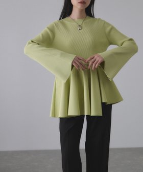 【アダム エ ロペ/ADAM ET ROPE'】の【サステナブル】・【定番人気】ペプラムコンビニットプルオーバー 人気、トレンドファッション・服の通販 founy(ファニー) ファッション Fashion レディースファッション Fashion for Women トップス・カットソー Cut & Sew Tops ニット Knit Tops & Sweaters カジュアルプルオーバー・ニットトップス Pullovers & Knit Tops / Casual Pullovers オケージョン Occasion Wear コンパクト Compact, Small Size ストレッチ Stretch, Stretchy Fabric スラックス Slacks, Dress Pants スリーブ Sleeve, Long Sleeve / Short Sleeve ツイル Twist, Twisted Detail デニム Denim, Jeans Material ドッキング Docking, Mixed Material 定番 Standard, Basic Item 人気 Popular, Best Seller フレア Flare, Flared ペプラム Peplum, Flared Hem ポケット Pocket, Pocket Detail ワイド Wide, Wide Fit A/W・秋冬 Autumn/Winter おすすめ Recommended / Our Picks 2025年 2025 2025春夏・S/S Spring/Summer 2025 SS25 2026年 2026 |ID:prp329100004650821