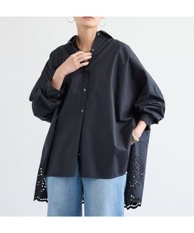 【バンヤードストーム/BARNYARDSTORM】のバックカットワークシャツ ハンドウォッシャブル 人気、トレンドファッション・服の通販 founy(ファニー) ファッション Fashion レディースファッション Fashion for Women トップス・カットソー Cut & Sew Tops シャツ・ブラウス・オフィスカジュアル Elegant Blouses & Button-Ups バッグ Bags ギャザー Gathered, Ruffled シンプル Simple, Minimal スカラップ Scallop, Scalloped Edge フェミニン Feminine, Girly フロント Front, Front Design ベーシック Basic, Essential ヨーク Yoke, Yoke Design ワイド Wide, Wide Fit ワーク Workwear, Utility Style 日本製 Made In Japan |ID:prp329100004650849