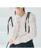【コカ/COCA】のクレープシャーリングパフスリーブトップス 人気、トレンドファッション・服の通販 founy(ファニー) ファッション Fashion レディースファッション Fashion for Women トップス・カットソー Cut & Sew Tops thumbnail Dot|ID: prp329100004650871 ipo3291000000033601731
