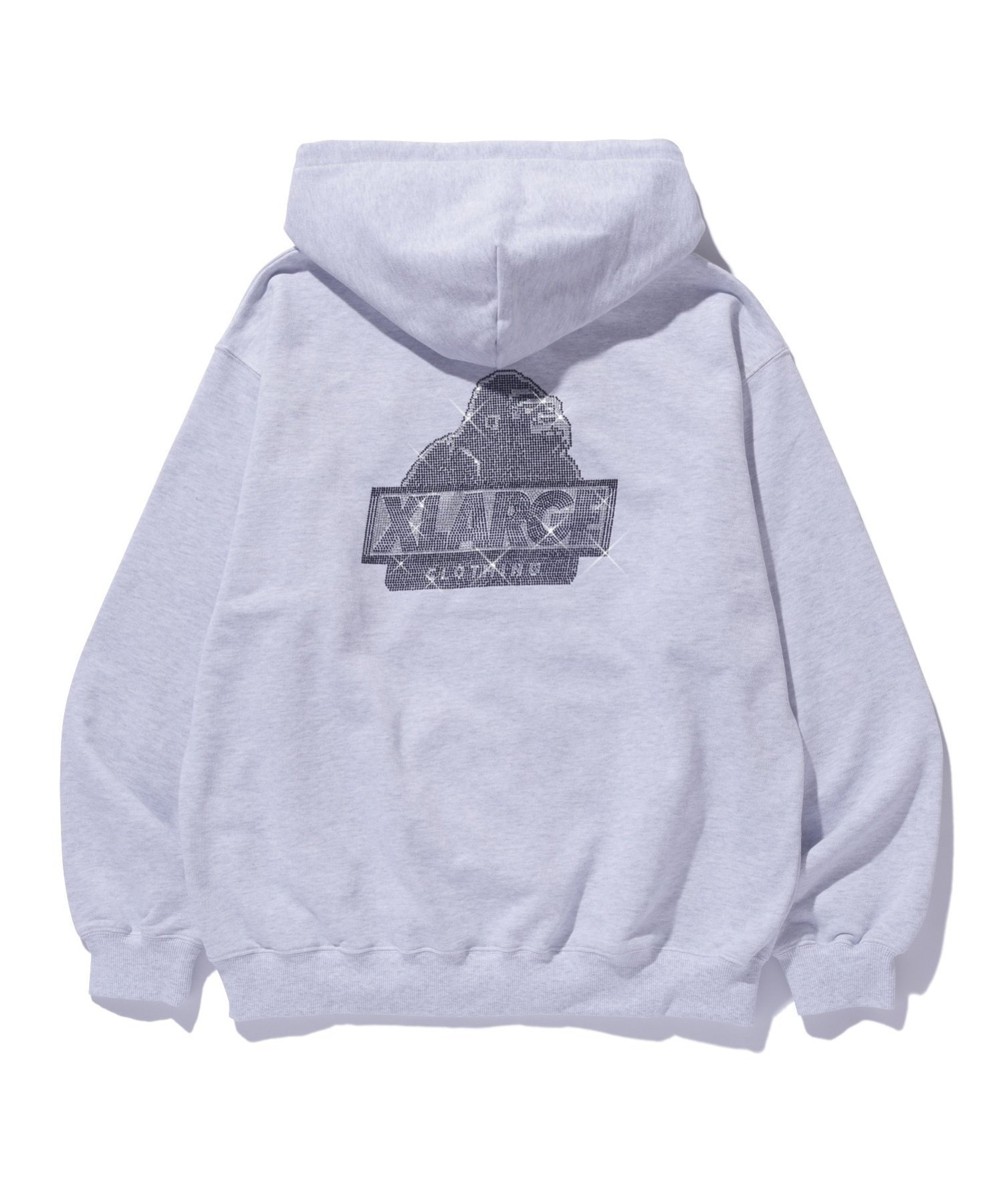 【エクストララージ/XLARGE / MEN】のRHINESTONE OG ZIP HOODED SWEATSHIRT インテリア・キッズ・メンズ・レディースファッション・服の通販 founy(ファニー) 　ファッション　Fashion　メンズファッション　Fashion for Men　トップス・カットソー　Cut & Sew Tops　パーカー・フーディー / カジュアルコーデ　Hoodies & Parkas　メンズシャツ　Shirts　グラフィック　Graphic, Graphic Design　コレクション　Collection, Seasonal Line　ストーン　Stone, Gem-Like　フロント　Front, Front Design　ASH|ID: prp329100004651123 ipo3291000000033796686