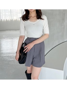 【スナイデル/SNIDEL】 【Chacott】リブニットプルオーバー人気、トレンドファッション・服の通販 founy(ファニー) ファッション Fashion レディースファッション Fashion for Women トップス・カットソー Cut & Sew Tops ニット Knit Tops & Sweaters カジュアルプルオーバー・ニットトップス Pullovers & Knit Tops / Casual Pullovers ウェーブ Wavy Pattern シンプル Simple, Minimal ジャケット Jacket, Outerwear ストレート Straight, Straight Cut チュール Tulip, Tulip Motif バレエ Ballet, Ballet Style フィット Fit, Slim Fit フロント Front, Front Design 半袖 Short Sleeve, Half Sleeve おすすめ Recommended / Our Picks |ID:prp329100004651124