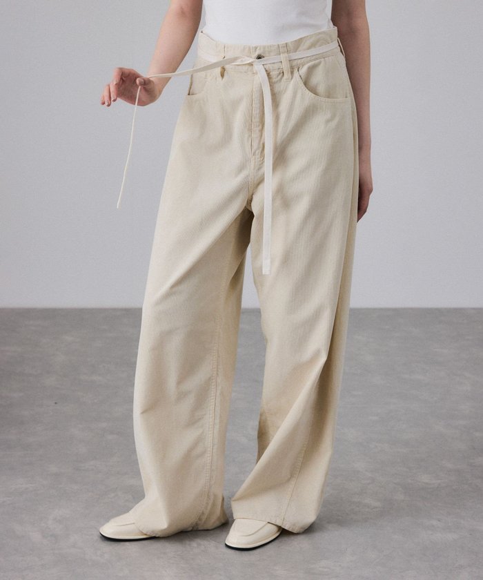 【アダム エ ロペ/ADAM ET ROPE'】のガーメントダイコーデュロイパンツ インテリア・キッズ・メンズ・レディースファッション・服の通販 founy(ファニー) https://founy.com/ ファッション Fashion レディースファッション Fashion for Women パンツ Pants & Trousers コーデュロイ Corduroy, Cord Fabric リラックス Relax, Relaxed Fit ワイド Wide, Wide Fit A/W・秋冬 Autumn/Winter 2026年 2026 |ID: prp329100004651201 ipo3291000000033606855