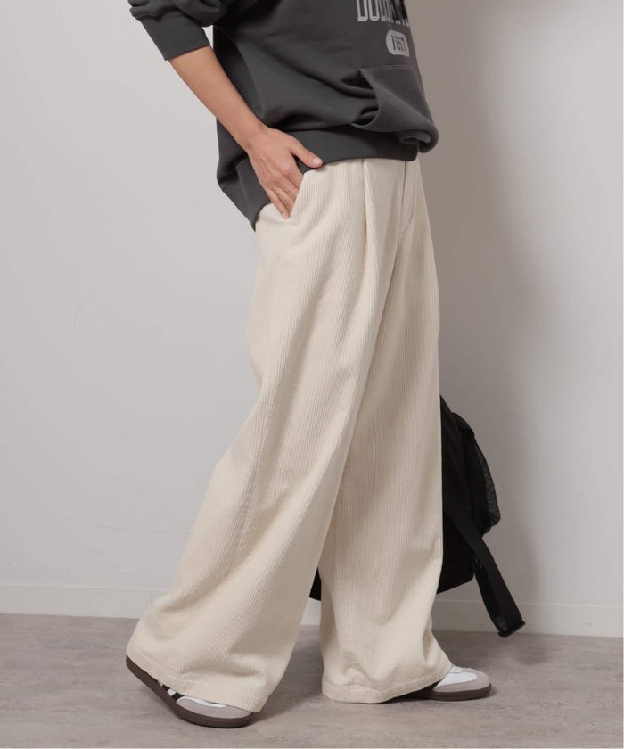 【ジャーナルスタンダード レリューム/JOURNAL STANDARD relume】の《追加 / 新色》ウォッシャブルコーデュロイタックワイドパンツ インテリア・キッズ・メンズ・レディースファッション・服の通販 founy(ファニー) https://founy.com/ ファッション Fashion レディースファッション Fashion for Women パンツ Pants & Trousers 2025年 2025 2025-2026秋冬・A/W Autumn/Winter 2025–26 AW25–26 |ID: prp329100004651221 ipo3291000000033607056