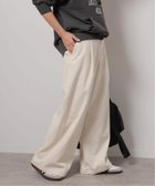 【ジャーナルスタンダード レリューム/JOURNAL STANDARD relume】の《追加 / 新色》ウォッシャブルコーデュロイタックワイドパンツ ホワイト|ID: prp329100004651221 ipo3291000000033607059