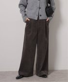 【ジャーナルスタンダード レリューム/JOURNAL STANDARD relume】の《追加 / 新色》ウォッシャブルコーデュロイタックワイドパンツ グレー|ID: prp329100004651221 ipo3291000000033607062