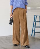 【ジャーナルスタンダード レリューム/JOURNAL STANDARD relume】の《追加 / 新色》ウォッシャブルコーデュロイタックワイドパンツ キャメル|ID: prp329100004651221 ipo3291000000033607065