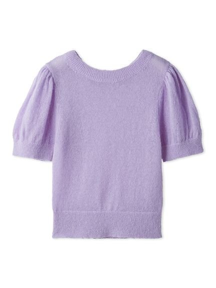 【スナイデル/SNIDEL】のシアーモヘヤパフスリニットプルオーバー インテリア・キッズ・メンズ・レディースファッション・服の通販 founy(ファニー) 　ファッション　Fashion　レディースファッション　Fashion for Women　トップス・カットソー　Cut & Sew Tops　ニット　Knit Tops & Sweaters　カジュアルプルオーバー・ニットトップス　Pullovers & Knit Tops / Casual Pullovers　インナー　Innerwear　ウェーブ　Wavy Pattern　今季　This Season, Current Season　ジャケット　Jacket, Outerwear　ストレート　Straight, Straight Cut　スリーブ　Sleeve, Long Sleeve / Short Sleeve　ダウン　Down, Puffer　デニム　Denim, Jeans Material　定番　Standard, Basic Item　フィット　Fit, Slim Fit　フレア　Flare, Flared　半袖　Short Sleeve, Half Sleeve　おすすめ　Recommended / Our Picks　エレガント 上品　Elegant　LILAC[072]|ID: prp329100004651253 ipo3291000000033607338