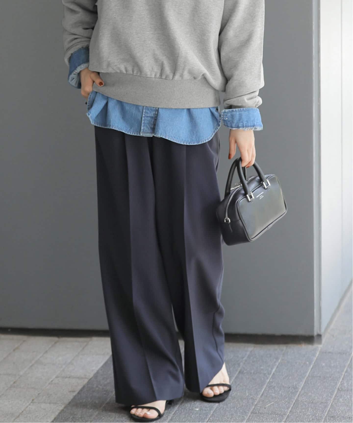 【ジャーナルスタンダード レリューム/JOURNAL STANDARD relume】の《追加 /一部WEB限定》 25AW新作/新色 スムースフレアタックパンツ インテリア・キッズ・メンズ・レディースファッション・服の通販 founy(ファニー) 　ファッション　Fashion　レディースファッション　Fashion for Women　パンツ　Pants & Trousers　2025年　2025　2025-2026秋冬・A/W　Autumn/Winter 2025–26 AW25–26　ネイビー|ID: prp329100004651264 ipo3291000000033607407