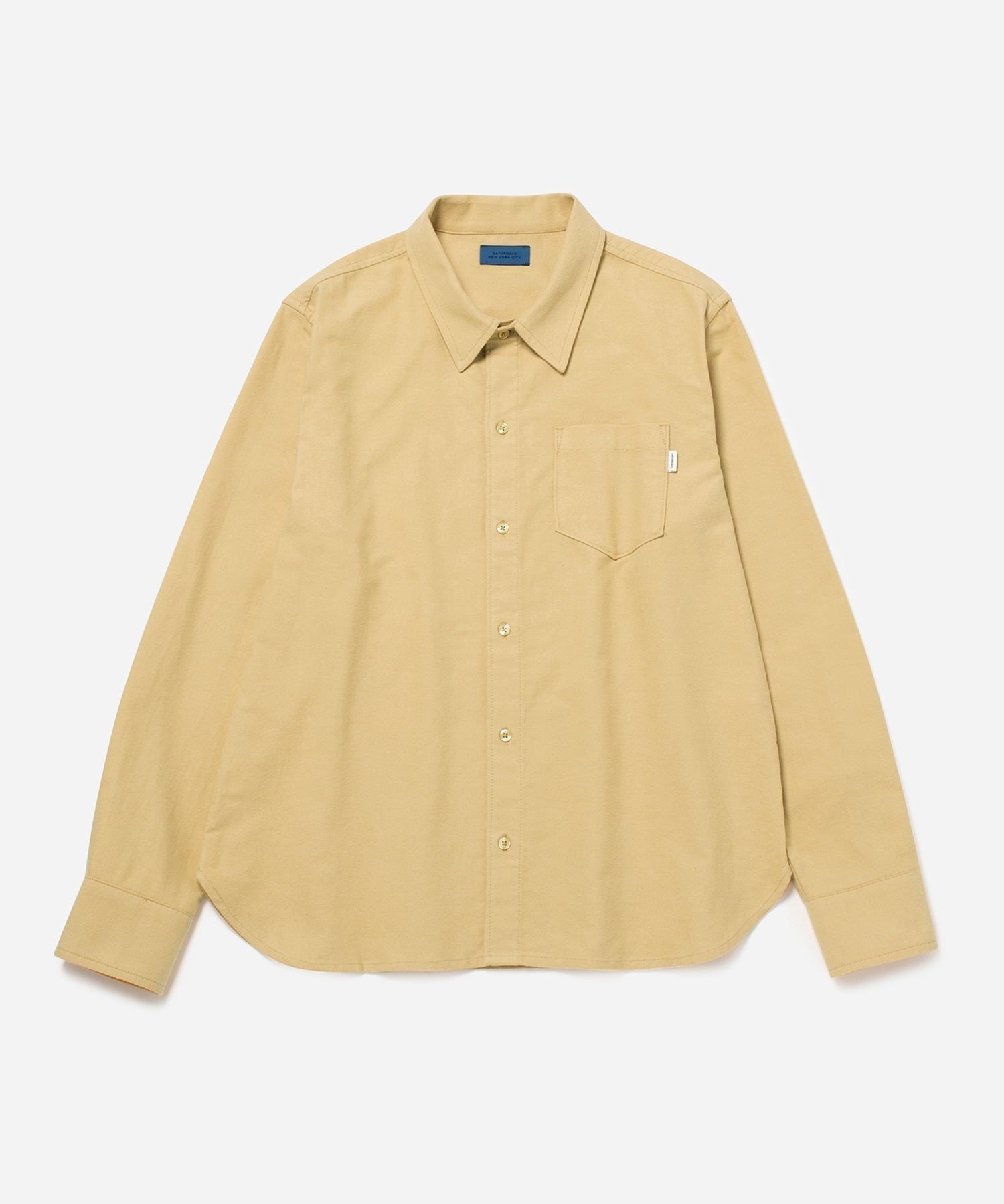 【サタデイズ ニューヨークシティ/SATURDAYS NYC】のBROOME FLANNEL LONG SLEEVE SHIRT インテリア・キッズ・メンズ・レディースファッション・服の通販 founy(ファニー) 　ファッション　Fashion　レディースファッション　Fashion for Women　トップス・カットソー　Cut & Sew Tops　シャツ・ブラウス・オフィスカジュアル　Elegant Blouses & Button-Ups　スタンダード　Standard, Basic　フィット　Fit, Slim Fit　ポケット　Pocket, Pocket Detail　軽量　Lightweight, Ultra Light　クリーム(83)|ID: prp329100004651267 ipo3291000000033607439