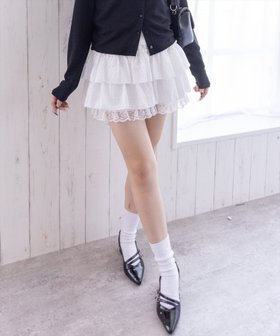 【クリア/clear】の裾レースフリルティアードミニスカート 人気、トレンドファッション・服の通販 founy(ファニー) ファッション Fashion レディースファッション Fashion for Women スカート Skirts ミニスカート Mini Skirts おすすめ Recommended / Our Picks カーディガン Cardigan, Knitwear ガーリー Girly, Feminine Style シューズ Shoes, Footwear ショート Short, Short Length ジャケット Jacket, Outerwear フリル Frill, Ruffle ミニスカート Mini Skirt, Short Skirt レース Lace, Lace Fabric 厚底 Platform Shoes 楽ちん Easy Fit, Comfortable A/W・秋冬 Autumn/Winter |ID:prp329100004651386