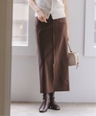 【ノーブル / スピック&スパン/NOBLE / Spick & Span】の《追加》RyNyコンフォートストレッチジップタイトスカート 人気、トレンドファッション・服の通販 founy(ファニー) ファッション Fashion レディースファッション Fashion for Women スカート Skirts 再入荷 Restock / Back in Stock thumbnail ブラウン|ID: prp329100004651491 ipo3291000000033920696