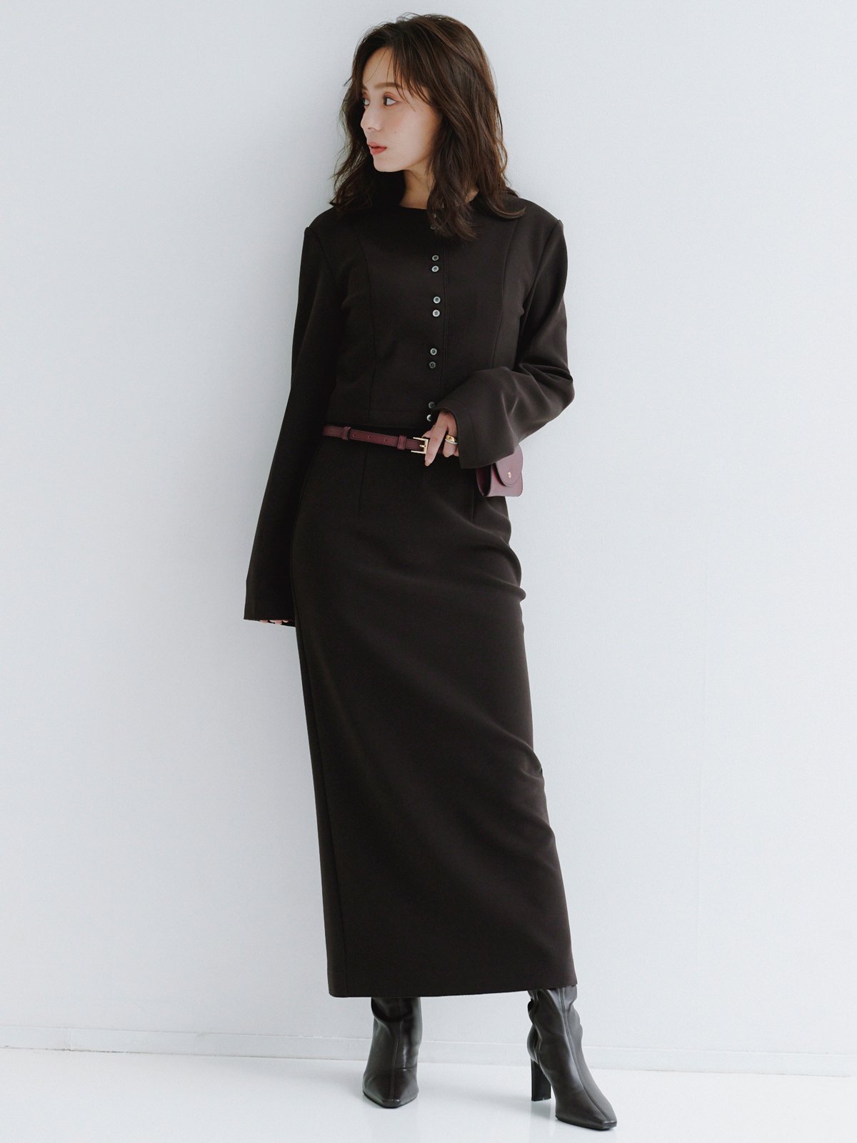 【アニュアンス/anuans】のカットジョーゼットタイトスカート 人気、トレンドファッション・服の通販 founy(ファニー) 　ファッション　Fashion　レディースファッション　Fashion for Women　スカート　Skirts　ジョーゼット　Georgette, Semi-Sheer Fabric　ストレッチ　Stretch, Stretchy Fabric　 other-1|ID: prp329100004651505 ipo3291000000033609117