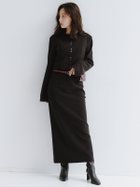 【アニュアンス/anuans】のカットジョーゼットタイトスカート 人気、トレンドファッション・服の通販 founy(ファニー) ファッション Fashion レディースファッション Fashion for Women スカート Skirts ジョーゼット Georgette, Semi-Sheer Fabric ストレッチ Stretch, Stretchy Fabric thumbnail BROWN|ID: prp329100004651505 ipo3291000000033609118