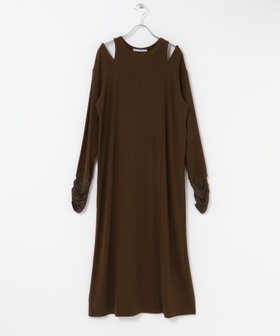 【ケービーエフ/KBF / URBAN RESEARCH】のショルダーカットワンピース 人気、トレンドファッション・服の通販 founy(ファニー) ファッション Fashion レディースファッション Fashion for Women ワンピース Dresses 2025年 2025 2025-2026秋冬・A/W Autumn/Winter 2025–26 AW25–26 冬 Winter / This Winter ショルダー Shoulder, Shoulder Strap ジャケット Jacket, Outerwear ドッキング Docking, Mixed Material A/W・秋冬 Autumn/Winter |ID:prp329100004651511