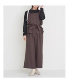 【その他のブランド/Other】のSET ウエストリボンビスチェ×ワイドパンツ×プチハイネックインナーセットアップ(無地・チェック柄) 濃茶|ID: prp329100004651525 ipo3291000000033609446