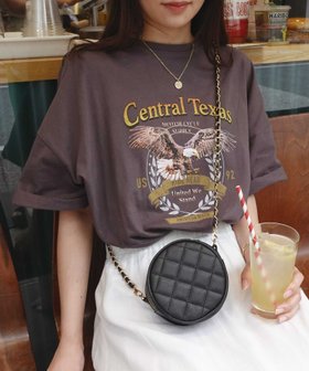 【コーナーズ/CORNERS】のイーグルプリントTシャツ 人気、トレンドファッション・服の通販 founy(ファニー) ファッション Fashion レディースファッション Fashion for Women トップス・カットソー Cut & Sew Tops シャツ・ブラウス・オフィスカジュアル Elegant Blouses & Button-Ups ロングTシャツ・Tシャツ Longline T-Shirts & Tees イラスト Illustration インナー Innerwear ウェーブ Wavy Pattern カーディガン Cardigan, Knitwear 今季 This Season, Current Season サロペット Overalls, Salopette シンプル Simple, Minimal ジャケット Jacket, Outerwear スラックス Slacks, Dress Pants チェック Check, Plaid, Tartan デニム Denim, Jeans Material パターン Pattern, Design Print ビッグ Big, Oversized フロント Front, Front Design プリント Print, Printed Pattern ボトム Bottoms, Lower Wear レース Lace, Lace Fabric 2023春夏・S/S Spring/Summer 2023 SS23 2023年 2023 |ID:prp329100004651592