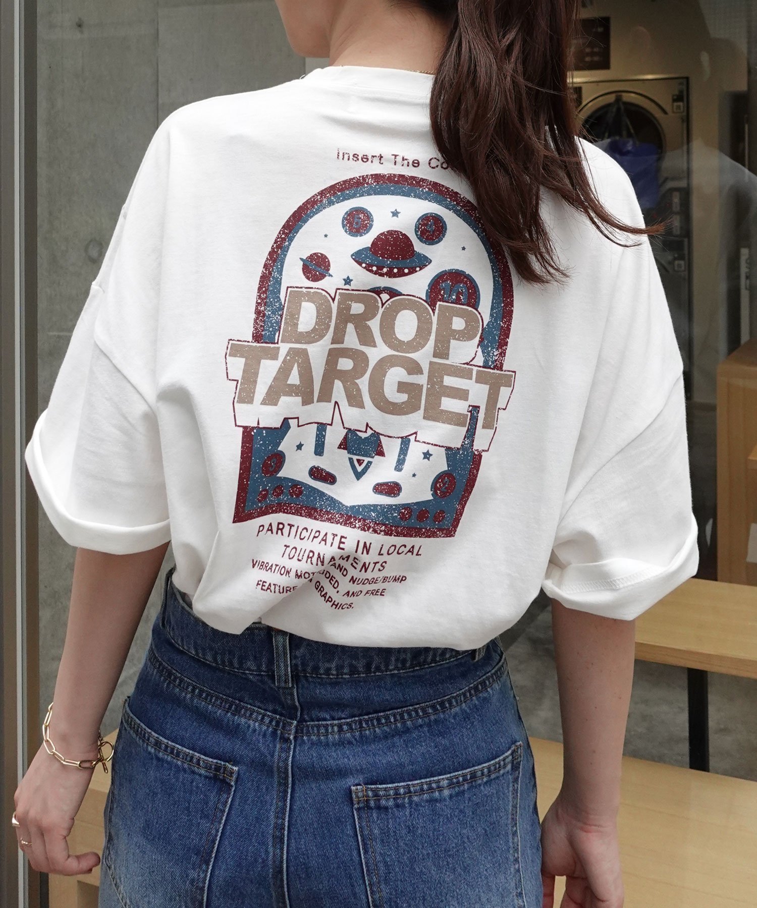 【コーナーズ/CORNERS】のイーグルプリントTシャツ インテリア・キッズ・メンズ・レディースファッション・服の通販 founy(ファニー) 　ファッション　Fashion　レディースファッション　Fashion for Women　トップス・カットソー　Cut & Sew Tops　シャツ・ブラウス・オフィスカジュアル　Elegant Blouses & Button-Ups　ロングTシャツ・Tシャツ　Longline T-Shirts & Tees　イラスト　Illustration　インナー　Innerwear　ウェーブ　Wavy Pattern　カーディガン　Cardigan, Knitwear　今季　This Season, Current Season　サロペット　Overalls, Salopette　シンプル　Simple, Minimal　ジャケット　Jacket, Outerwear　スラックス　Slacks, Dress Pants　チェック　Check, Plaid, Tartan　デニム　Denim, Jeans Material　パターン　Pattern, Design Print　ビッグ　Big, Oversized　フロント　Front, Front Design　プリント　Print, Printed Pattern　ボトム　Bottoms, Lower Wear　レース　Lace, Lace Fabric　2023春夏・S/S　Spring/Summer 2023 SS23　2023年　2023　UFOホワイト|ID: prp329100004651592 ipo3291000000033610664