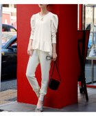 【ガール/GIRL】の裾フレア切り替えパワーショルダーカットソー 人気、トレンドファッション・服の通販 founy(ファニー) ファッション Fashion レディースファッション Fashion for Women トップス・カットソー Cut & Sew Tops カットソー・ベーシックTシャツ Cut-and-Sewn Tops / Stretch Tees & Basics ギャザー Gathered, Ruffled ショルダー Shoulder, Shoulder Strap フレア Flare, Flared 再入荷 Restock / Back in Stock エレガント 上品 Elegant thumbnail OWH|ID: prp329100004651605 ipo3291000000033610757