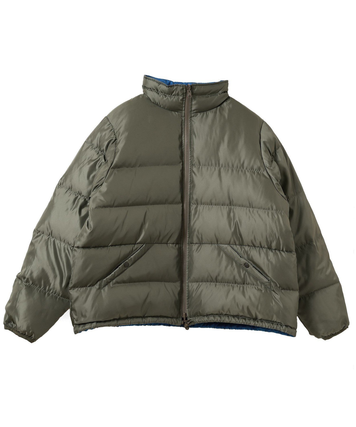 【ビームス ウイメン/BEAMS】のリバーシブル ダウン ジャケット インテリア・キッズ・メンズ・レディースファッション・服の通販 founy(ファニー) 　ファッション　Fashion　レディースファッション　Fashion for Women　アウター　Coat / Outerwear Collection　レディースジャケット・軽アウター　Jackets　アウトドア　Outdoor Clothing　ウェーブ　Wavy Pattern　クラシック　Classic, Timeless Style　シンプル　Simple, Minimal　ジャケット　Jacket, Outerwear　ダウン　Down, Puffer　デニム　Denim, Jeans Material　ベーシック　Basic, Essential　ポケット　Pocket, Pocket Detail　リバーシブル　Reversible, Two-Sided　冬　Winter / This Winter　エレガント 上品　Elegant　OLIVE|ID: prp329100004651623 ipo3291000000033611315
