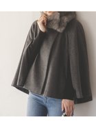 【スナイデル/SNIDEL】のショートケープコート GRY[006]|ID:prp329100004651634