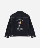 【サタデイズ ニューヨークシティ/SATURDAYS NYC】のChain Stitch Souvenir Jacket 人気、トレンドファッション・服の通販 founy(ファニー) ファッション Fashion レディースファッション Fashion for Women アウター Coat / Outerwear Collection レディースジャケット・軽アウター Jackets グラフィック Graphic, Graphic Design ジャケット Jacket, Outerwear デニム Denim, Jeans Material ピーチ Peach, Soft Touch ボックス Boxy, Box Shape リラックス Relax, Relaxed Fit ヴィンテージ Vintage Style thumbnail ネイビー(40)|ID: prp329100004651667 ipo3291000000033611830