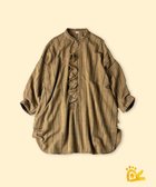 【フォーティファイブ アール/45R】の【EC限定】ONEONE いろいろインドネルのフリルチュニック 人気、トレンドファッション・服の通販 founy(ファニー) ファッション Fashion レディースファッション Fashion for Women トップス・カットソー Cut & Sew Tops インド Indian Textile スリット Slit, Slit Detail チュニック Tunic, Long Top フリル Frill, Ruffle ワンポイント One Point, Statement Accent thumbnail キャメルチェック|ID: prp329100004651678 ipo3291000000033611954