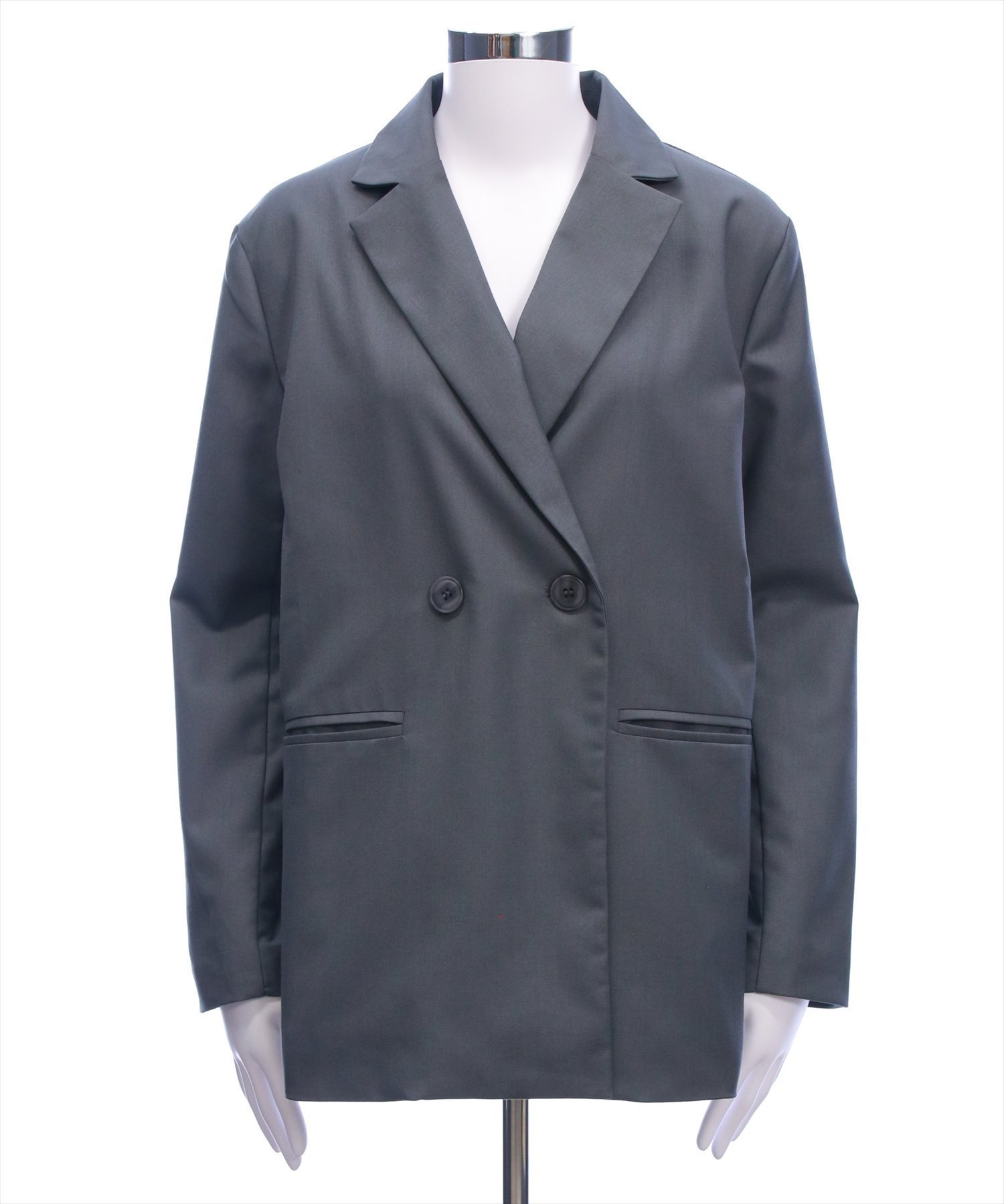 【クリア/clear】のオーバーサイズジャケット(セット可) インテリア・キッズ・メンズ・レディースファッション・服の通販 founy(ファニー) 　ファッション　Fashion　レディースファッション　Fashion for Women　アウター　Coat / Outerwear Collection　レディースジャケット・軽アウター　Jackets　ストライプ　Stripe, Striped Pattern　デニム　Denim, Jeans Material　バランス　Balance, Style Balance　ワイド　Wide, Wide Fit　無地　Plain, Solid Color　GY|ID: prp329100004651685 ipo3291000000033612060