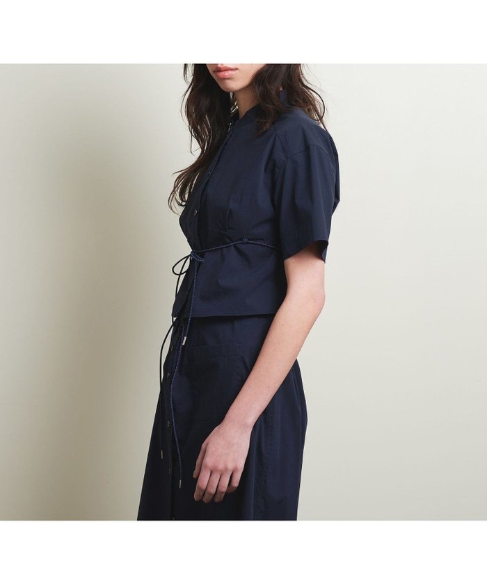 【ビューティ&ユース ユナイテッドアローズ/BEAUTY&YOUTH / UNITED ARROWS】のATTISESSION コード ハーフスリーブ シャツ インテリア・キッズ・メンズ・レディースファッション・服の通販 founy(ファニー) https://founy.com/ ファッション Fashion レディースファッション Fashion for Women トップス・カットソー Cut & Sew Tops シャツ・ブラウス・オフィスカジュアル Elegant Blouses & Button-Ups カットソー Cut and Sewn Top コンパクト Compact, Small Size シンプル Simple, Minimal スピンドル Spindle, Drawcord スリーブ Sleeve, Long Sleeve / Short Sleeve セットアップ Set-Up, Coordinated Outfit タイプライター Typewriter Fabric, Crisp Cotton ハーフ Half, Half-Length ロング Long, Long-Length ワイド Wide, Wide Fit おすすめ Recommended / Our Picks |ID: prp329100004651711 ipo3291000000033612421