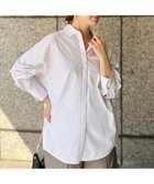 【ルージュヴィフラクレ/Rouge vif la cle】のマチ付きドルマンワイドシャツ ホワイト|ID: prp329100004651714 ipo3291000000033612467