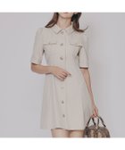 【レディアゼル/REDYAZEL】のエンブレムボタンツイルシャツワンピース 人気、トレンドファッション・服の通販 founy(ファニー) ファッション Fashion レディースファッション Fashion for Women ワンピース Dresses シャツワンピース / 1枚で着映えコーデ Shirt Dresses おすすめ Recommended / Our Picks クラシカル Classical, Vintage-Inspired コンパクト Compact, Small Size ショート Short, Short Length ツイル Twist, Twisted Detail フロント Front, Front Design ポケット Pocket, Pocket Detail エレガント 上品 Elegant 今季 This Season, Current Season 夏 Summer 秋 Autumn thumbnail ベージュ|ID: prp329100004651715 ipo3291000000033612524