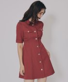 【レディアゼル/REDYAZEL】のエンブレムボタンツイルシャツワンピース 人気、トレンドファッション・服の通販 founy(ファニー) ファッション Fashion レディースファッション Fashion for Women ワンピース Dresses シャツワンピース / 1枚で着映えコーデ Shirt Dresses おすすめ Recommended / Our Picks クラシカル Classical, Vintage-Inspired コンパクト Compact, Small Size ショート Short, Short Length ツイル Twist, Twisted Detail フロント Front, Front Design ポケット Pocket, Pocket Detail エレガント 上品 Elegant 今季 This Season, Current Season 夏 Summer 秋 Autumn thumbnail レッド|ID: prp329100004651715 ipo3291000000033612526