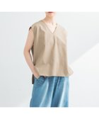 【アーバンリサーチ/URBAN RESEARCH】のリネン混Vネックブラウス SAND BEIGE|ID: prp329100004651732 ipo3291000000033612943