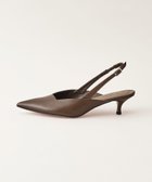 【ユナイテッドアローズ/UNITED ARROWS】のシャープアシンメトリーバックベルト パンプス45↓↑ MD.BROWN|ID: prp329100004651743 ipo3291000000033874191
