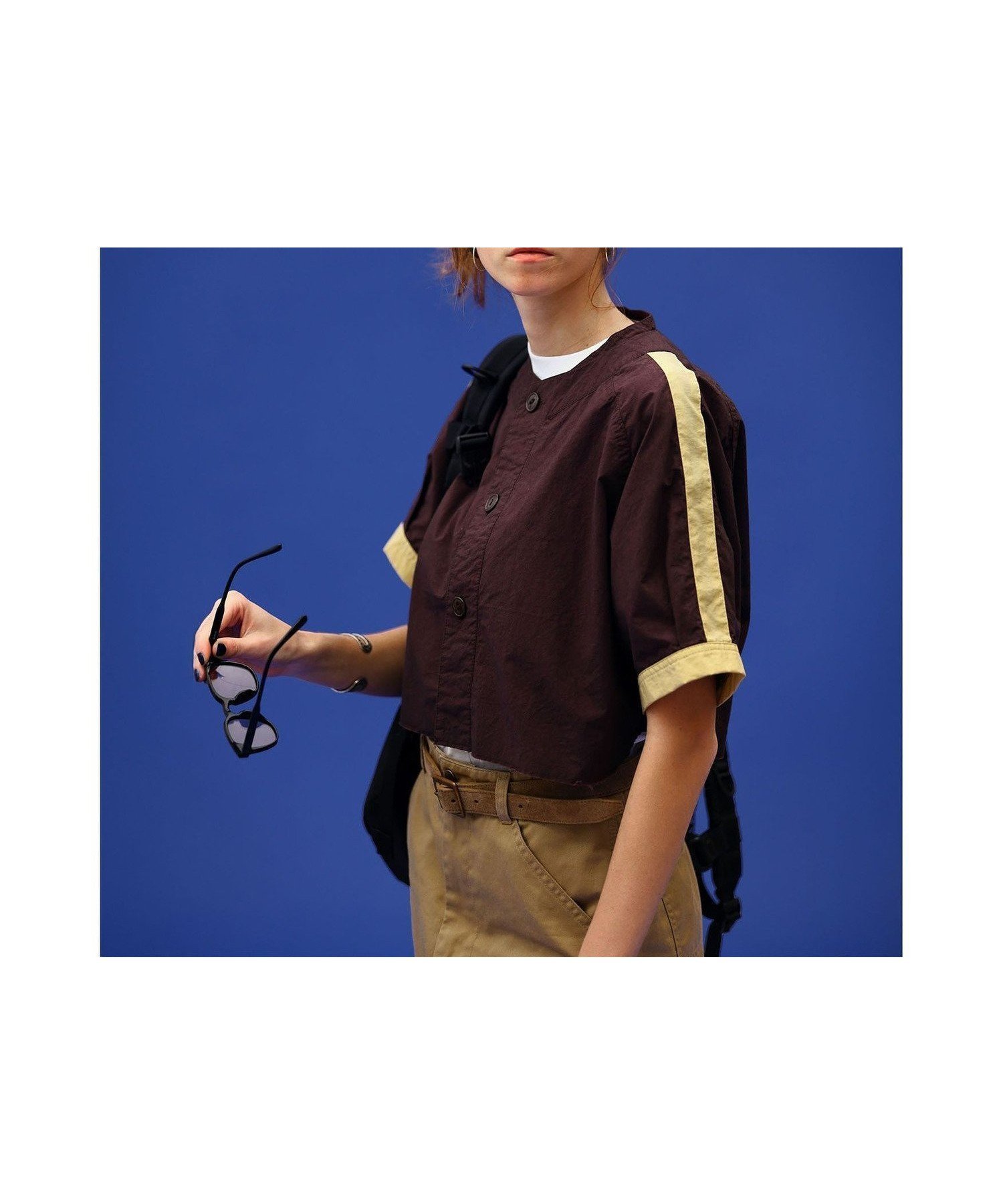 【ビームス ウイメン/BEAMS】のショート ベースボール ショートスリーブ シャツ インテリア・キッズ・メンズ・レディースファッション・服の通販 founy(ファニー) 　ファッション　Fashion　レディースファッション　Fashion for Women　トップス・カットソー　Cut & Sew Tops　シャツ・ブラウス・オフィスカジュアル　Elegant Blouses & Button-Ups　ウェーブ　Wavy Pattern　ショート　Short, Short Length　スポーツ　Sports, Activewear　スリーブ　Sleeve, Long Sleeve / Short Sleeve　D.BROWN|ID: prp329100004651793 ipo3291000000033613821