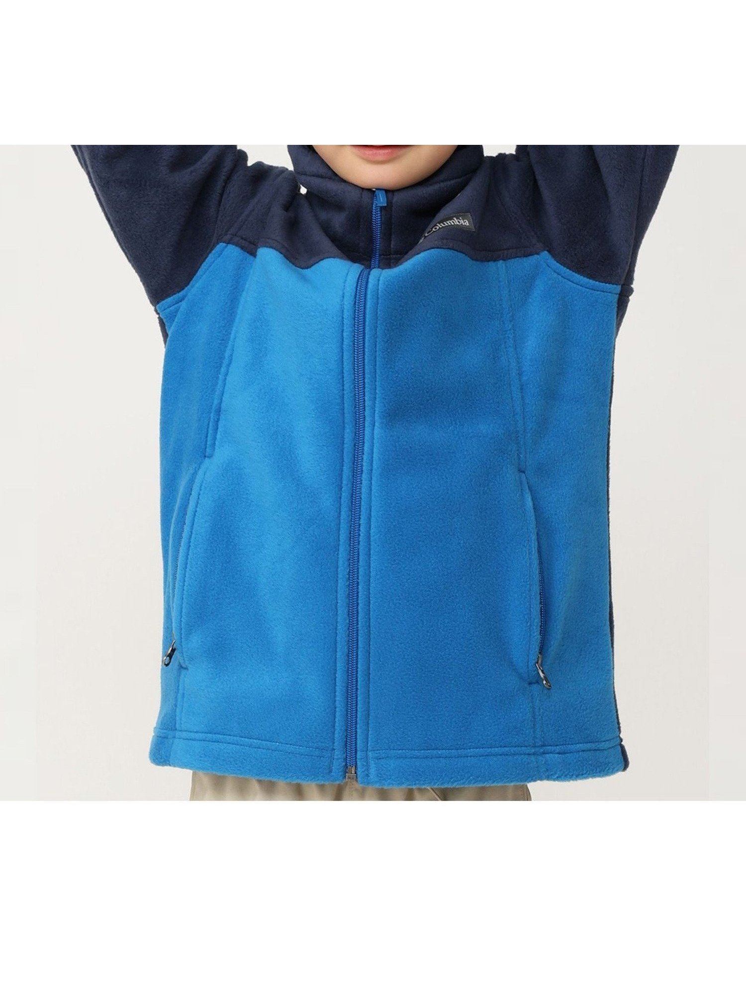 【コロンビア/Columbia / KIDS】の【KIDS】スティーンズマウンテンII フリース インテリア・キッズ・メンズ・レディースファッション・服の通販 founy(ファニー) 　ファッション　Fashion　キッズファッション　Fashion for Kids　アウトドア　Outdoor Clothing　ジャケット　Jacket, Outerwear　スタンド　Stand Collar, Upright Stand　ハンド　Hand, Handmade　フォルム　Silhouette, Form　ポケット　Pocket, Pocket Detail　ロング　Long, Long-Length　定番　Standard, Basic Item　ブルー[007001]|ID: prp329100004651827 ipo3291000000033614346