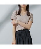 【ナノ ユニバース/nano universe】のAnti Soaked 汗染み防止 VネックTシャツ 人気、トレンドファッション・服の通販 founy(ファニー) ファッション Fashion レディースファッション Fashion for Women トップス・カットソー Cut & Sew Tops シャツ・ブラウス・オフィスカジュアル Elegant Blouses & Button-Ups ロングTシャツ・Tシャツ Longline T-Shirts & Tees Vネックトップス V-Neck Tops / V-Cut Neckline Shirts 今季 This Season, Current Season 吸水 Absorbent, Quick-Dry シンプル Simple, Minimal スリット Slit, Slit Detail 定番 Standard, Basic Item ノースリーブ Sleeveless, No-Sleeve 人気 Popular, Best Seller ベーシック Basic, Essential エレガント 上品 Elegant ビジネス 仕事 通勤 Business / Work / Commuting thumbnail グレージュ3|ID: prp329100004652215 ipo3291000000033619044