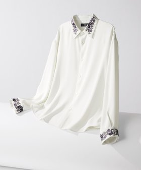 【ハレ/HARE】の【イージーケア機能】TOROMIシシュウシャツ 人気、トレンドファッション・服の通販 founy(ファニー) ファッション Fashion レディースファッション Fashion for Women トップス・カットソー Cut & Sew Tops シャツ・ブラウス・オフィスカジュアル Elegant Blouses & Button-Ups インナー Innerwear セットアップ Set-Up, Coordinated Outfit バランス Balance, Style Balance フラワー Flower, Floral モチーフ Motif, Design Theme 無地 Plain, Solid Color リラックス Relax, Relaxed Fit ルーズ Loose, Oversized エレガント 上品 Elegant |ID:prp329100004652268