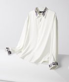 【ハレ/HARE】の【イージーケア機能】TOROMIシシュウシャツ 人気、トレンドファッション・服の通販 founy(ファニー) ファッション Fashion レディースファッション Fashion for Women トップス・カットソー Cut & Sew Tops シャツ・ブラウス・オフィスカジュアル Elegant Blouses & Button-Ups インナー Innerwear セットアップ Set-Up, Coordinated Outfit バランス Balance, Style Balance フラワー Flower, Floral モチーフ Motif, Design Theme 無地 Plain, Solid Color リラックス Relax, Relaxed Fit ルーズ Loose, Oversized エレガント 上品 Elegant thumbnail ホワイト05|ID: prp329100004652268 ipo3291000000033837148