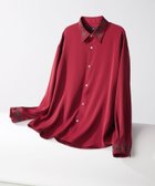 【ハレ/HARE】の【イージーケア機能】TOROMIシシュウシャツ 人気、トレンドファッション・服の通販 founy(ファニー) ファッション Fashion レディースファッション Fashion for Women トップス・カットソー Cut & Sew Tops シャツ・ブラウス・オフィスカジュアル Elegant Blouses & Button-Ups インナー Innerwear セットアップ Set-Up, Coordinated Outfit バランス Balance, Style Balance フラワー Flower, Floral モチーフ Motif, Design Theme 無地 Plain, Solid Color リラックス Relax, Relaxed Fit ルーズ Loose, Oversized エレガント 上品 Elegant thumbnail 【セットアップ対応】レッド37|ID: prp329100004652268 ipo3291000000033837153