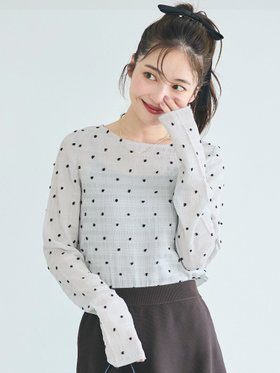 【コカ/COCA】の【再入荷】シースルードットトップス 人気、トレンドファッション・服の通販 founy(ファニー) ファッション Fashion レディースファッション Fashion for Women トップス・カットソー Cut & Sew Tops カットソー Cut and Sewn Top キャミソール Camisole, Spaghetti Strap Top コンパクト Compact, Small Size シアー Sheer, See-Through シンプル Simple, Minimal トレンド Trend, Trending Now ドット Polka Dot, Dot Pattern ポケット Pocket, Pocket Detail 水玉 Polka Dot, Dot Pattern 再入荷 Restock / Back in Stock エレガント 上品 Elegant 2025年 2025 2025-2026秋冬・A/W Autumn/Winter 2025–26 AW25–26 |ID:prp329100004652270