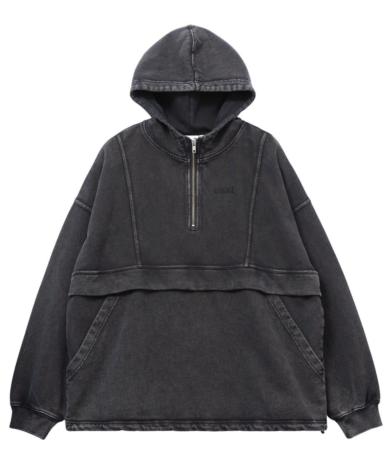 【エックスガール/X-girl】のFADED SWEAT ANORAK PARKA X-girl インテリア・キッズ・メンズ・レディースファッション・服の通販 founy(ファニー) 　ファッション　Fashion　レディースファッション　Fashion for Women　トップス・カットソー　Cut & Sew Tops　レディースパーカー・カジュアルフーディー　Casual Hoodies & Sweatshirts　スウェット・クルーネックトップス　Sweatshirts & Crewnecks / Relaxed Fit Sweat Tops　おすすめ　Recommended / Our Picks　ショート　Short, Short Length　シンプル　Simple, Minimal　スウェット / スエット　Sweatshirt, Sweatwear　セットアップ　Set-Up, Coordinated Outfit　パーカー　Hoodie, Parka　ミニスカート　Mini Skirt, Short Skirt　ロング　Long, Long-Length　今季　This Season, Current Season　A/W・秋冬　Autumn/Winter　長袖　Long Sleeve, Full Sleeve　BLACK|ID: prp329100004652314 ipo3291000000034013303
