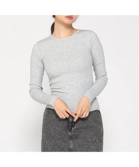 【ギャップ/GAP】のLS MOD RIB 4X2 CREW - 22 人気、トレンドファッション・服の通販 founy(ファニー) ファッション Fashion レディースファッション Fashion for Women ショート Short, Short Length ストレッチ Stretch, Stretchy Fabric フィット Fit, Slim Fit 長袖 Long Sleeve, Full Sleeve |ID:prp329100004652370