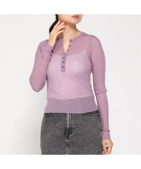 【ギャップ/GAP】のSHEER RIB HENLEY PO 人気、トレンドファッション・服の通販 founy(ファニー) ファッション Fashion レディースファッション Fashion for Women ショート Short, Short Length ストレッチ Stretch, Stretchy Fabric フィット Fit, Slim Fit 長袖 Long Sleeve, Full Sleeve |ID:prp329100004652371