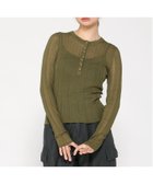 【ギャップ/GAP】のSHEER RIB HENLEY PO 人気、トレンドファッション・服の通販 founy(ファニー) ファッション Fashion レディースファッション Fashion for Women ショート Short, Short Length ストレッチ Stretch, Stretchy Fabric フィット Fit, Slim Fit 長袖 Long Sleeve, Full Sleeve thumbnail ARMY_JACKET_GREEN|ID: prp329100004652371 ipo3291000000033620736